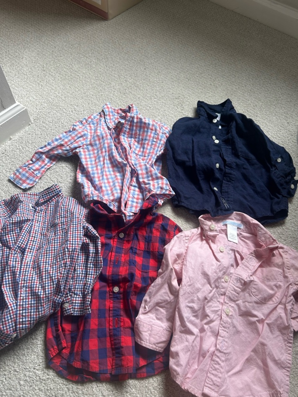 Janie and Jack Pink Button-Down Kids Shirt